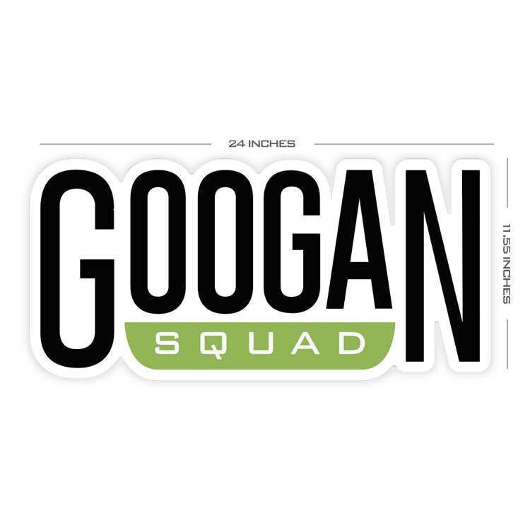 Googan Squad Carpet Decal 24" x 11.5"