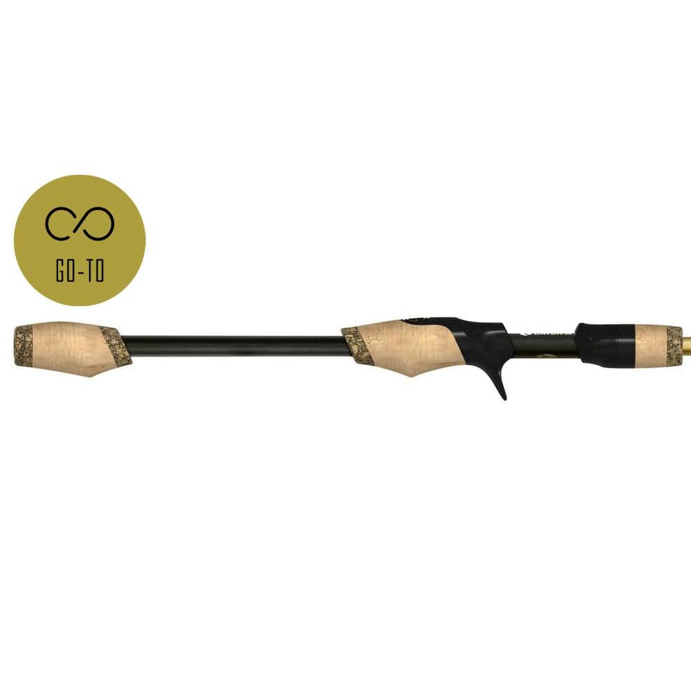 baitcaster fishing rods black and gold Dragon Fire Casting Rod your retrieves smooth and strong Gold Series Go-To Casting Rod