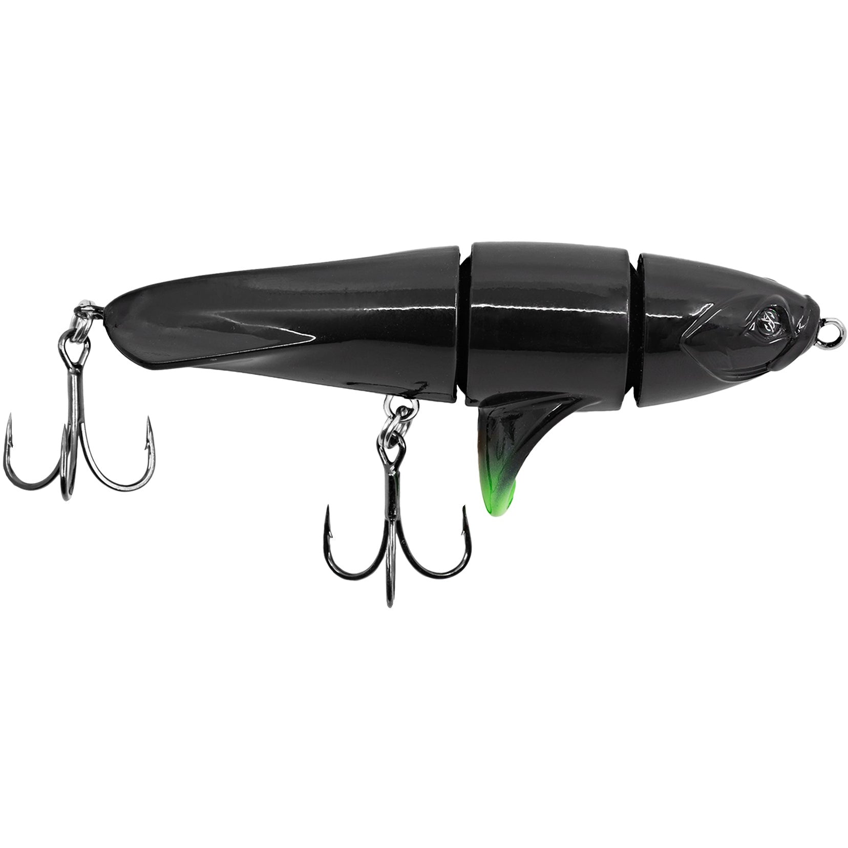 Leurre Black Dog G2 Lunker Punker 6 - Noir Pailleté Ombre - Topwater Rare