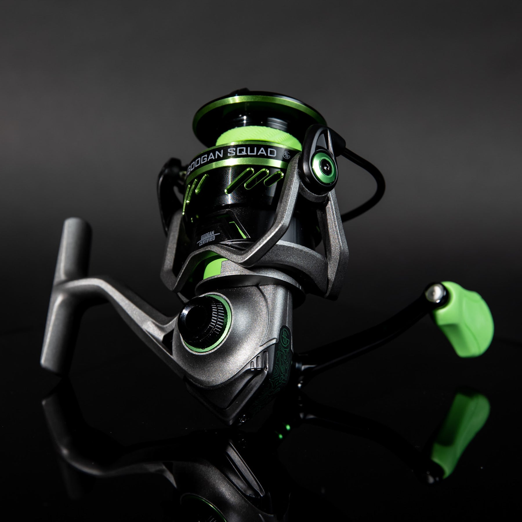 Catch Co Googan Squad Green Series Spinning Reel | Spinning Fishing Reel |  Bass Fishing | Panfish Fishing | Finesse Fishing