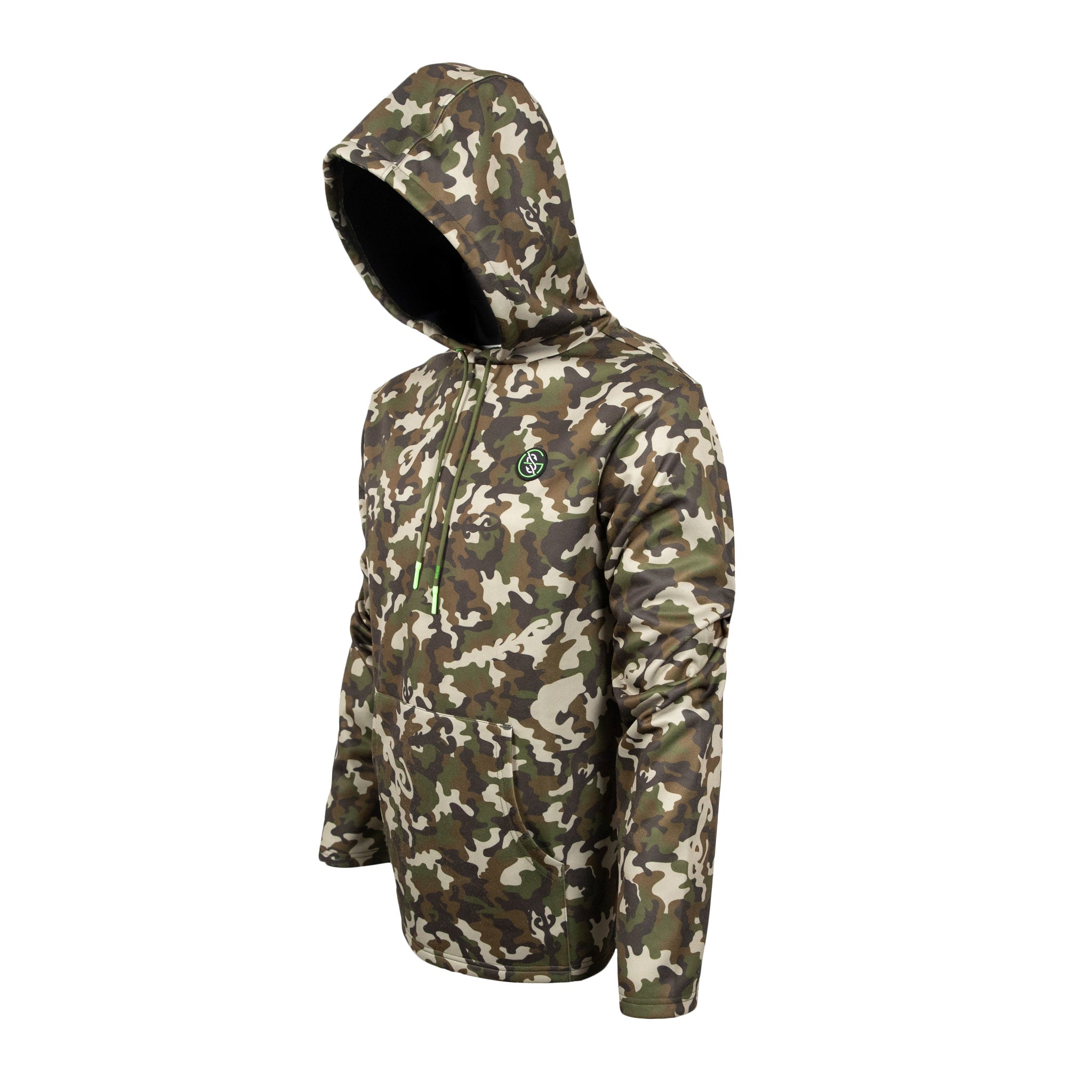 Googan Squad Woodland Bassin Camo Hoodie 3XL