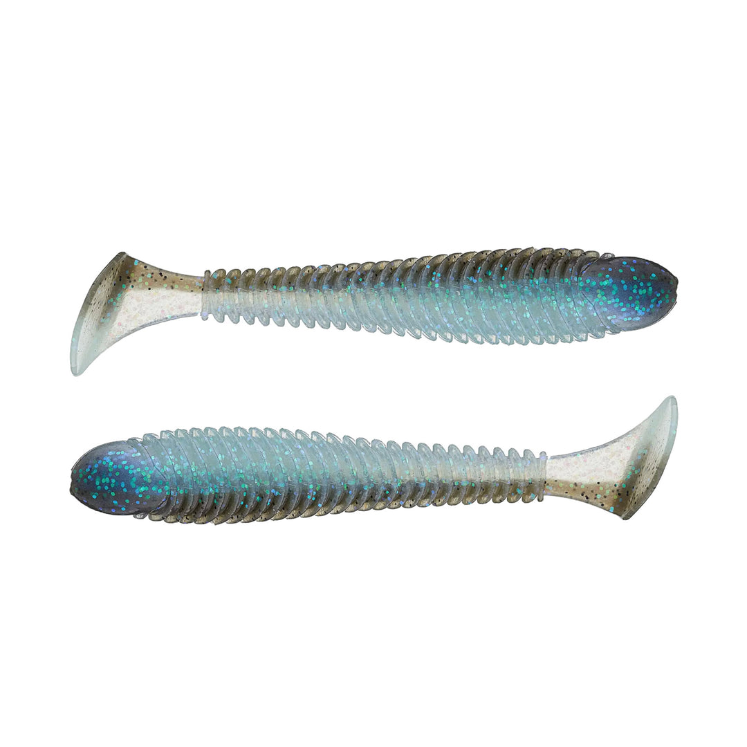 Googan Baits Saucy Swimmer - 4.8in - Electric Shad
