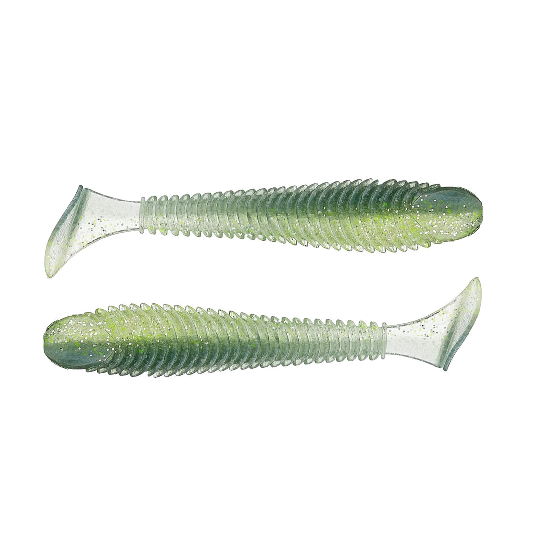 Googan Baits Saucy Swimmer - 3.3in - White Pearl Shad