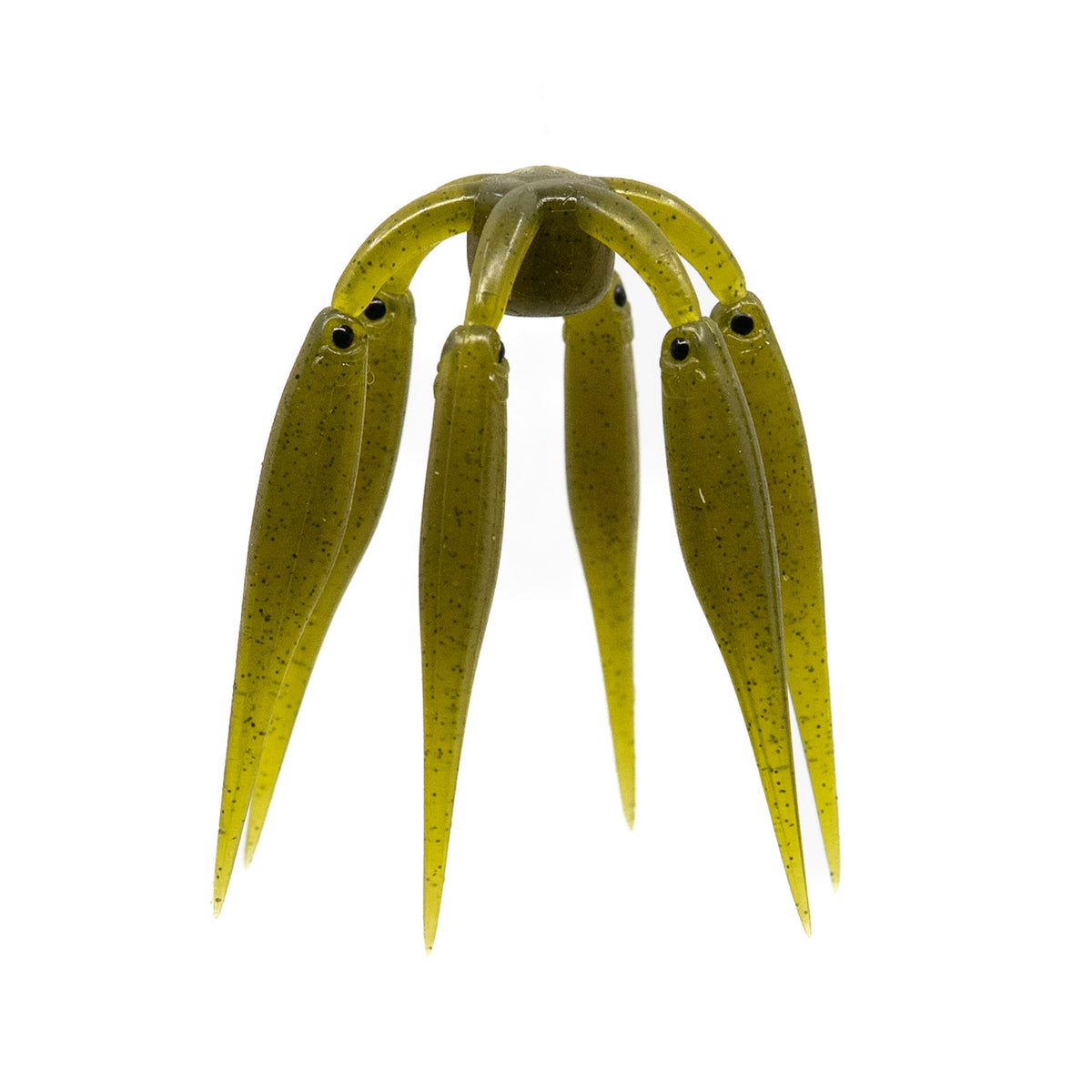 Googan Baits Schooler six-minnow soft bait in Green Pumpkin
