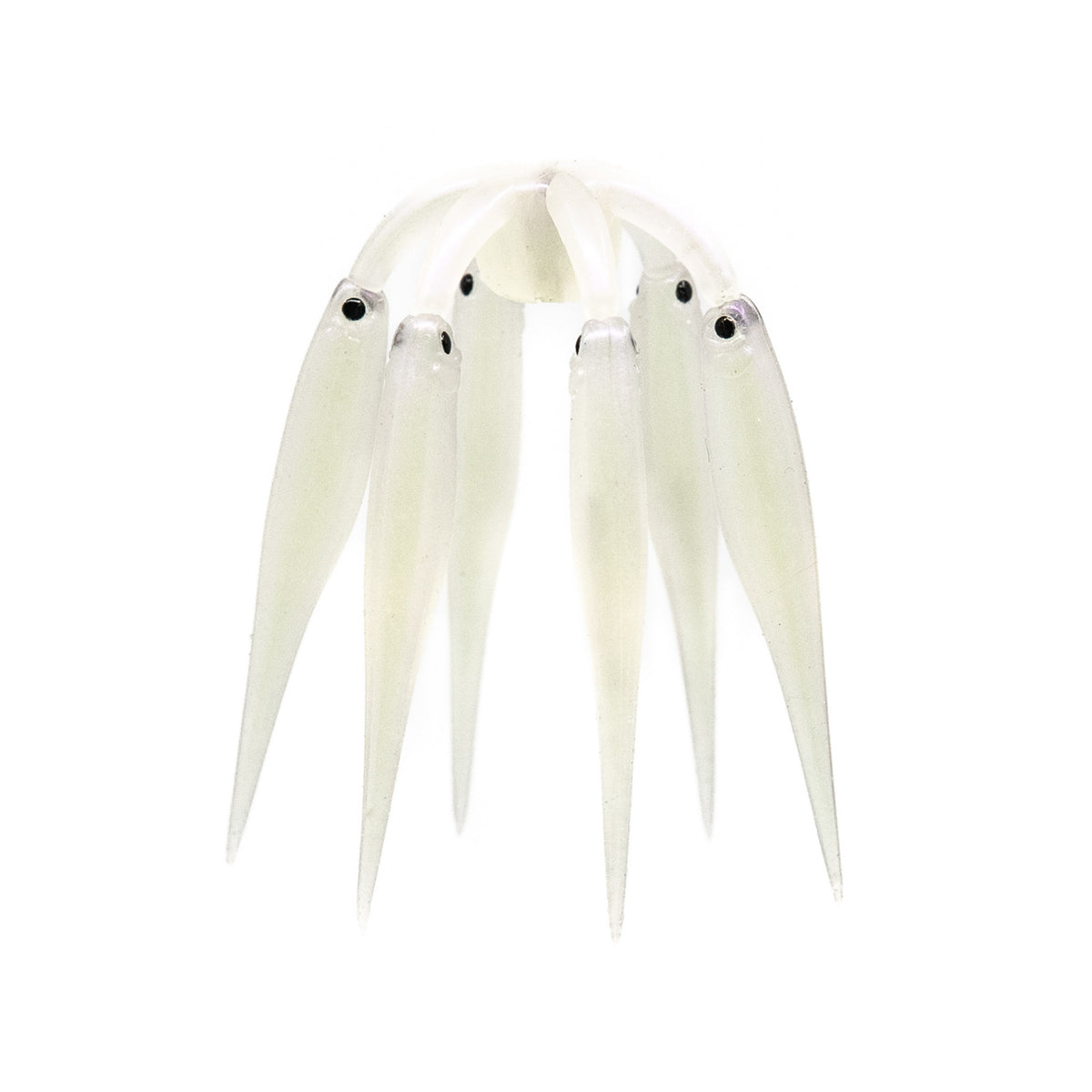 Googan Baits Schooler six-minnow soft bait in Violet Albino