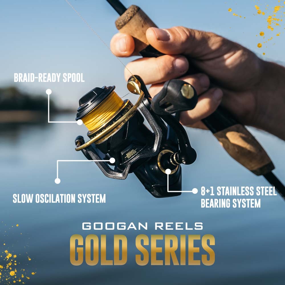 Green & Gold Series Spinning Reels – Googan Squad