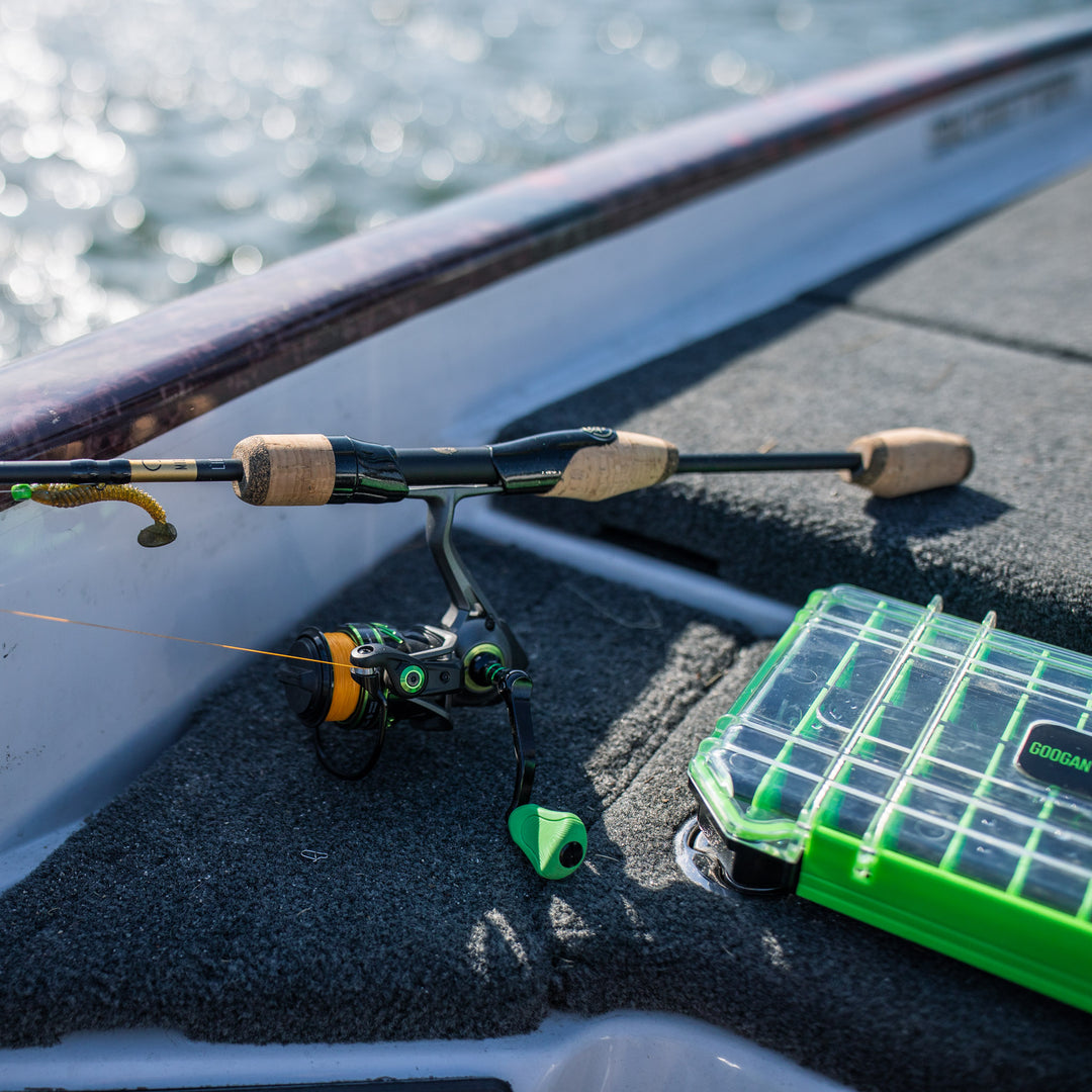 favorite fishing googan spinning combo stores Green Series Go-To Squad Fast action to set the hook Gold Series Go-To Spinning Rod
