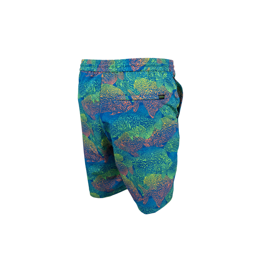 Neon Crappie School (More Than Just) Boat Shorts