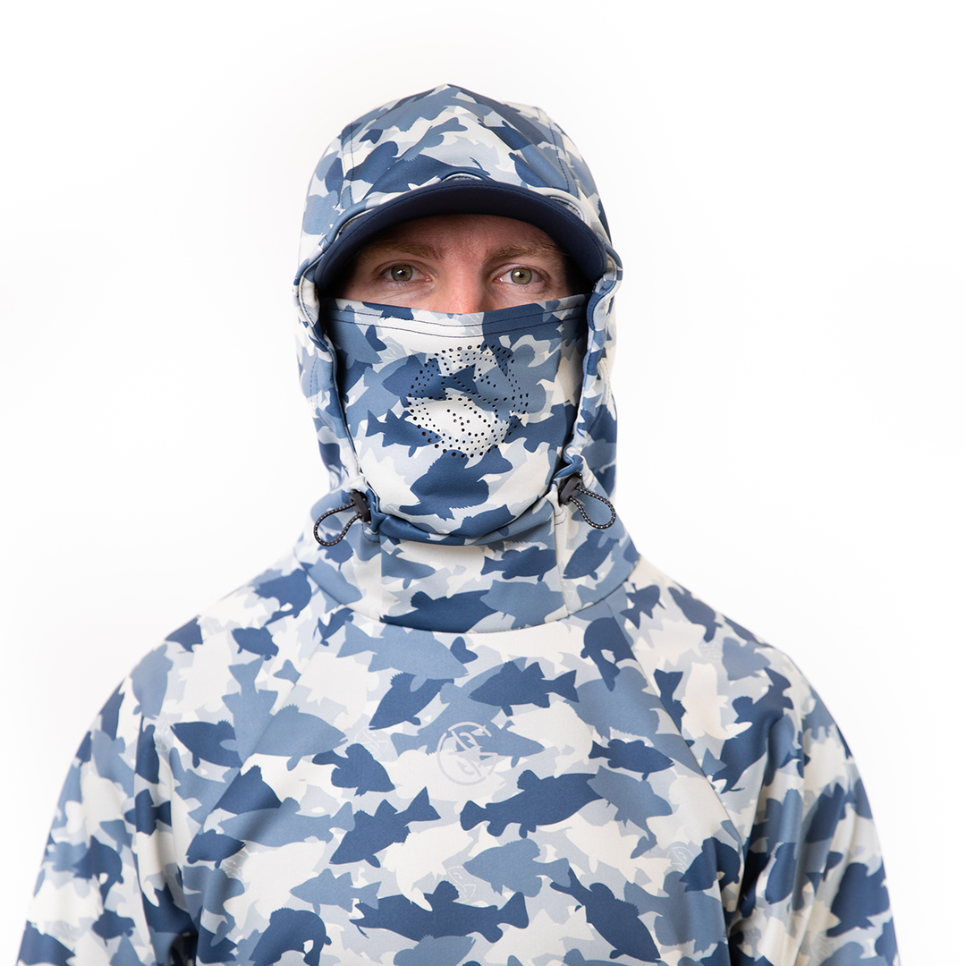 Whitewater Fish Camo Ultimate Hoodie with Gaiter – Googan Squad