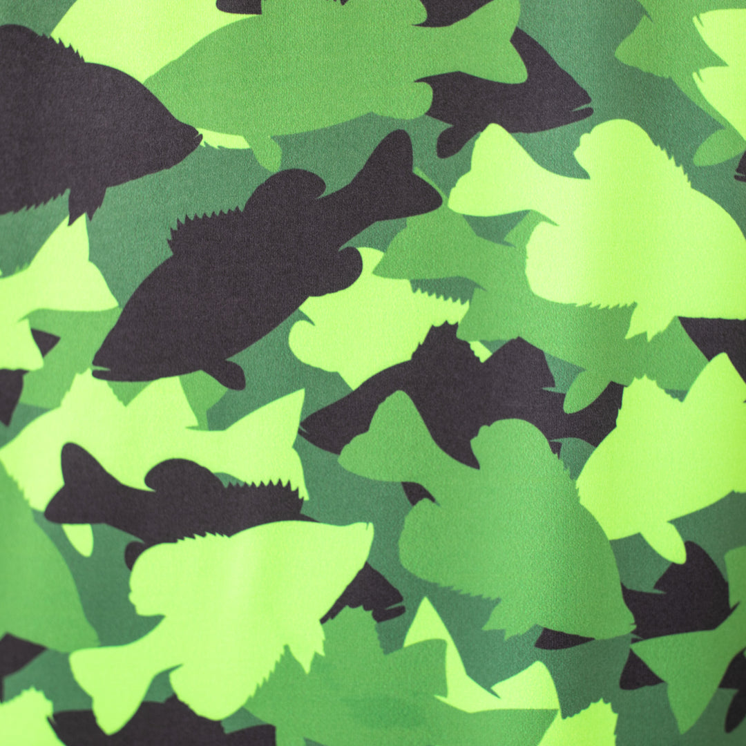 Green Fish Camo Hooded Long-Sleeve – Googan Squad