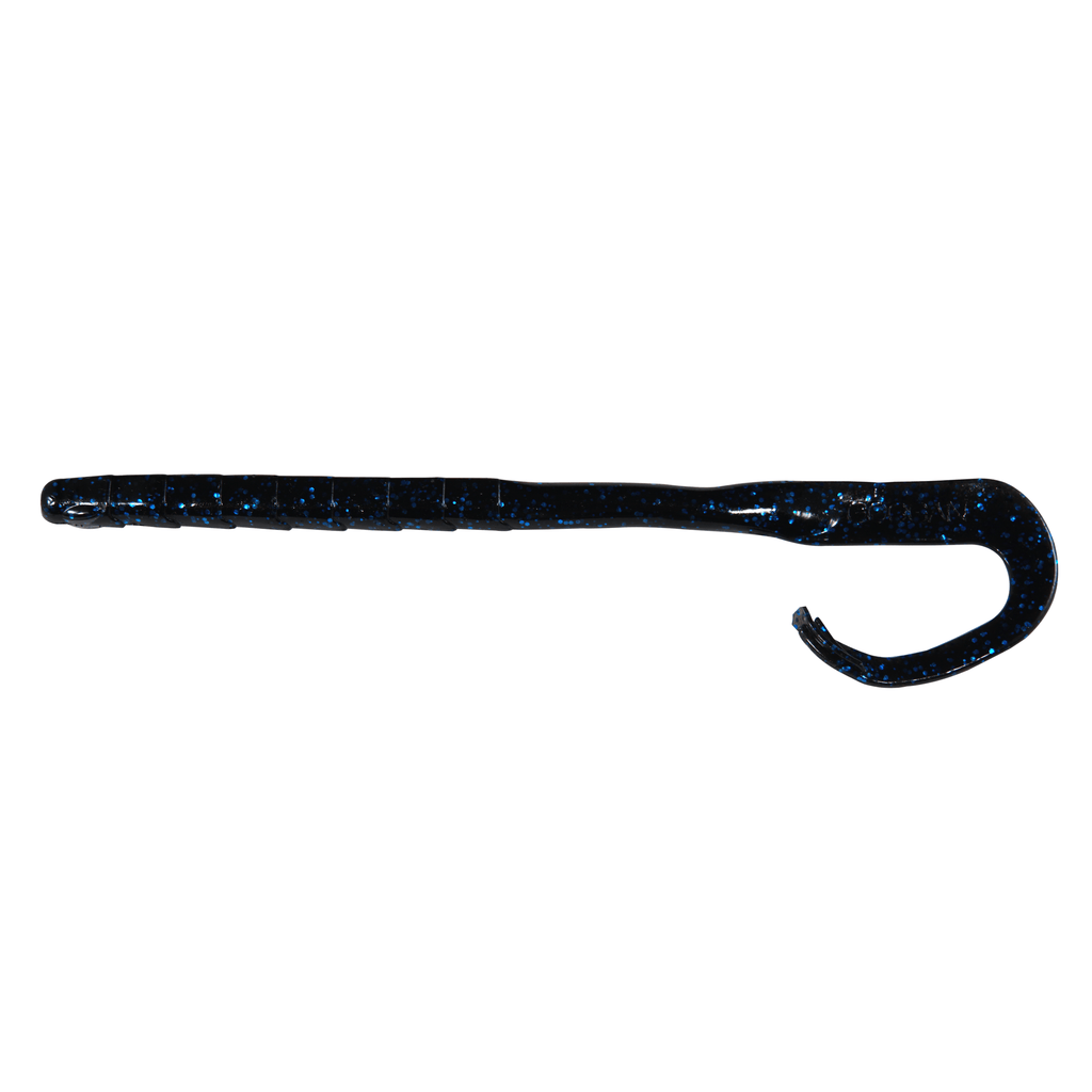 13 Fishing Big Squirm Worm - 10in - Black/Tan