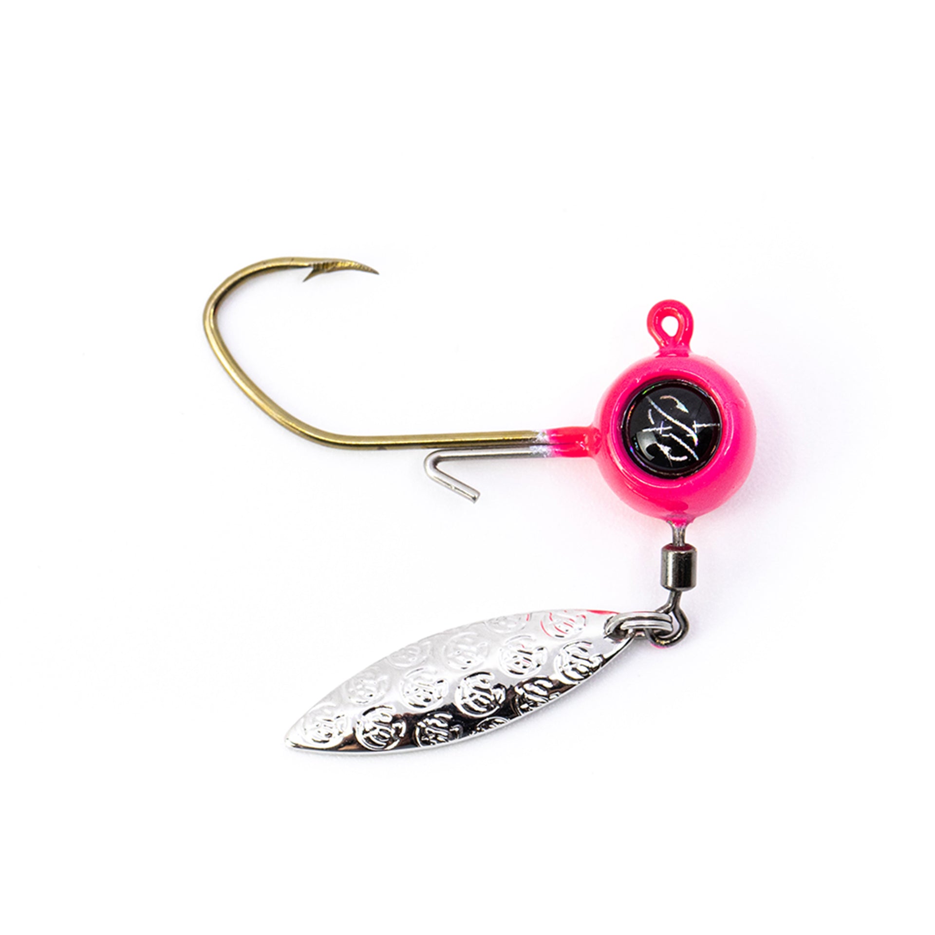 25 Têtes De Plomb Underspin Spinner – Crochets Gabarit 1/16, 1/8, 1/6, 1/4 Oz – Pêche