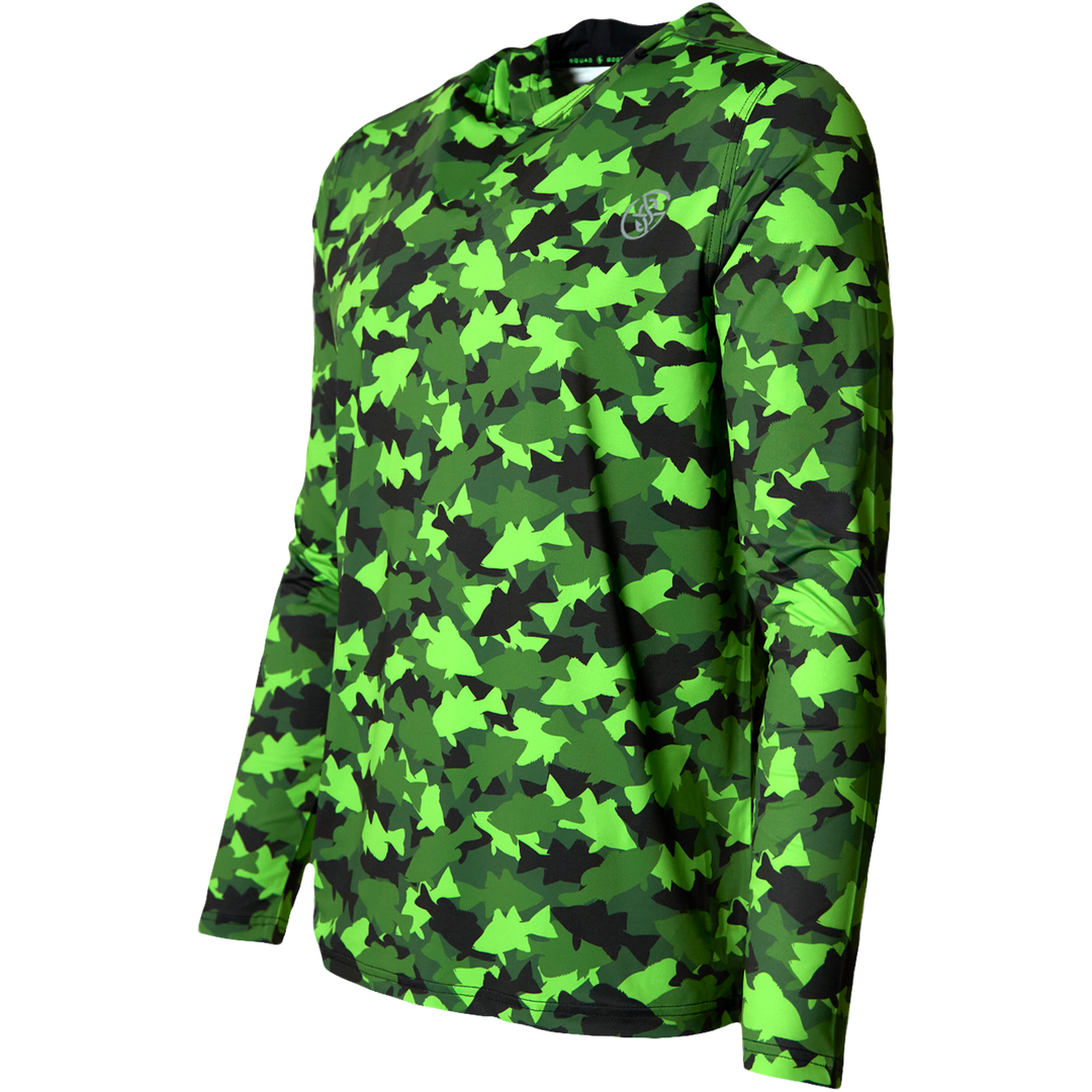 GOOGAN SQUAD UPF 50+ Sun Protection Fishing Shirt with Mask Cooling Hoodie Quick  Dry SPF Camo Long Sleeve Hiking Shirt - AliExpress