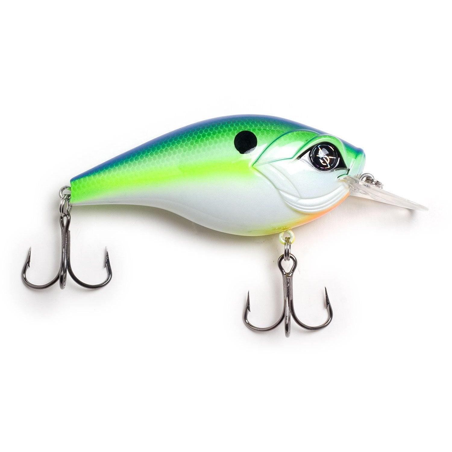 Googan Grande Banger Squarebill Crankbait – Chartreuse Blue Back, 3/4 Oz, 3 Pollici