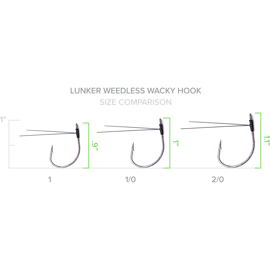 Lunker Weedless Wacky Hook