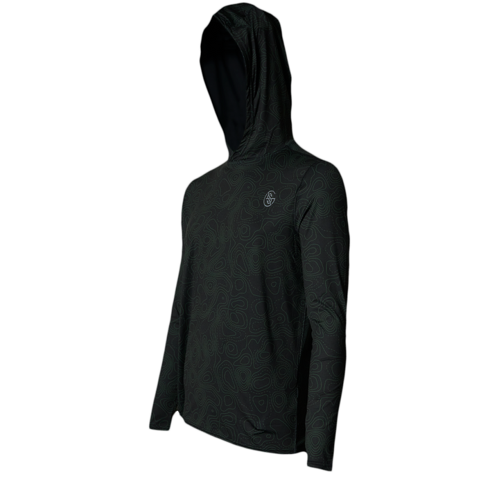 Midnight Topo Hooded Long-Sleeve w/ Green Gaiter