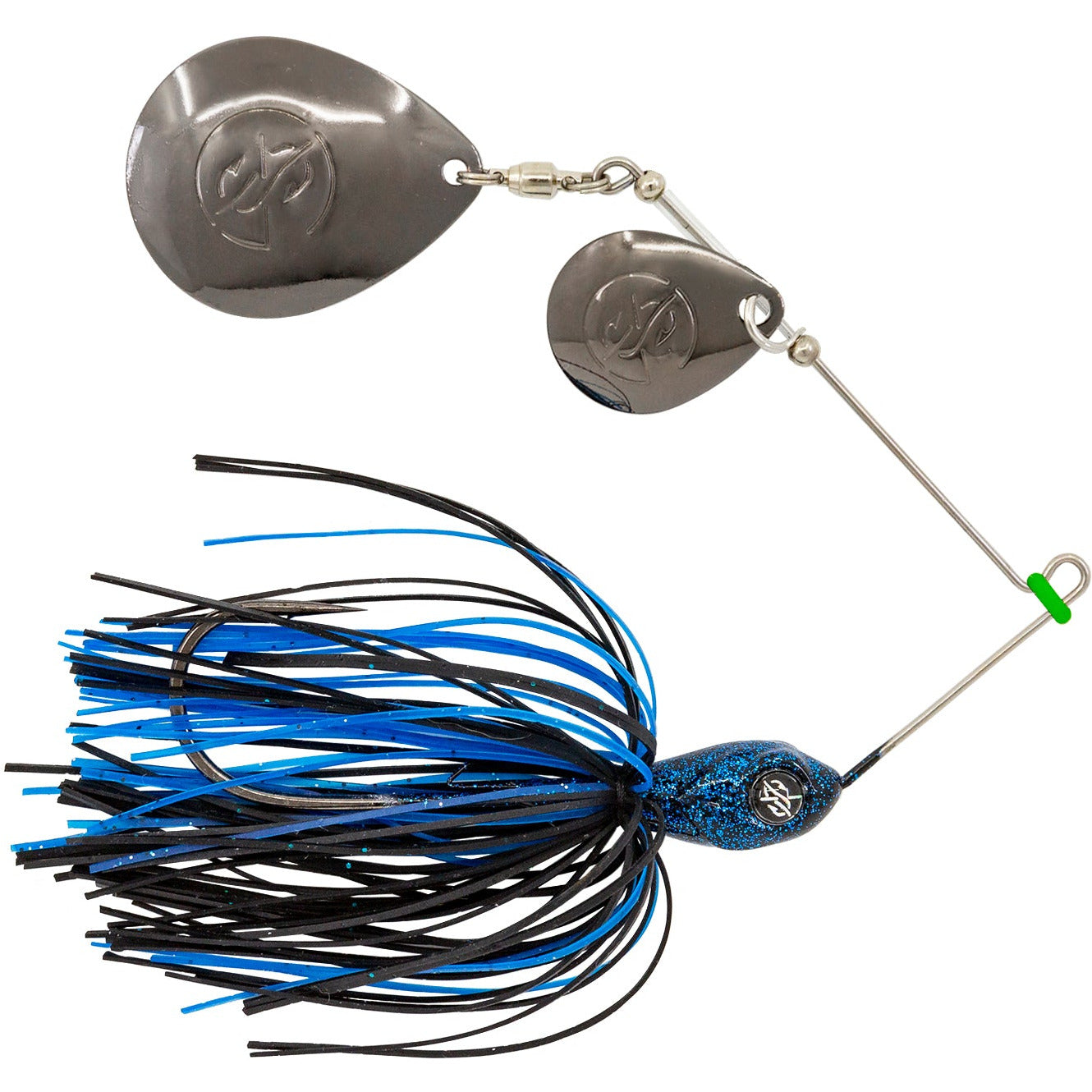 Googan Squad Mini Bumper Spinnerbait Black/Blue 10-15-GGS-10001T