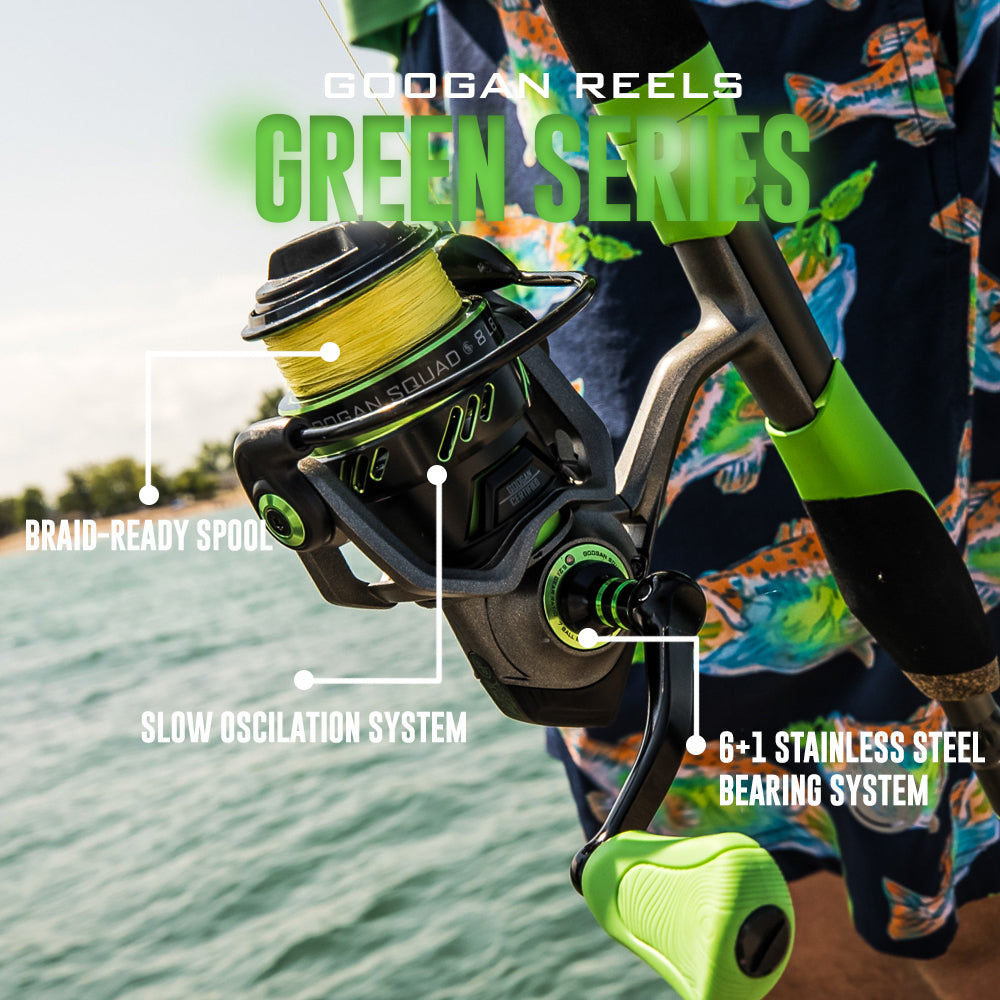 baitcasting googan reels Squad Gold Series 2500 Spinning Reel These reels come standard with the ToughTooth Custom Forged Aluminum Gears to extend the life of your reel Googan Baitcaster Reel Release Date